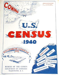 1940 census poster