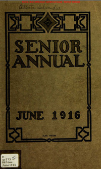 West High School - Rochester 1916 annual