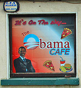 Obama Cafe in Moneygall, Ireland