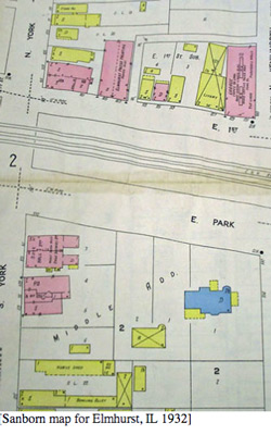 Sanborn Map Elmhurst IL
