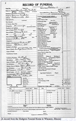 Funeral Record