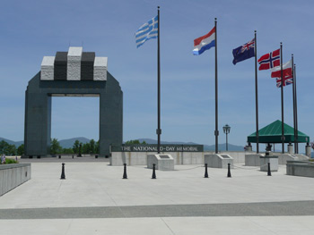 Overlord Arch, D-Day Memorial, Bedford, Virginia. Photo by Leland K Meitzler