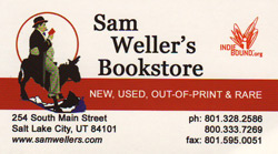 Sam Weller's business card