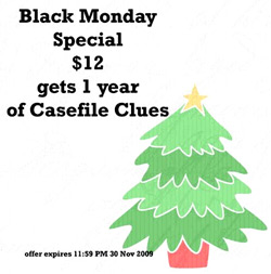 Black Monday - Casefile Clues
