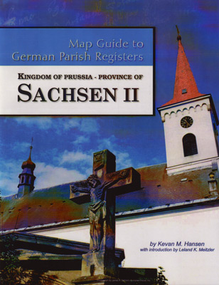 Map Guide to German Parish Registers – Kingdom of Prussia - Province of Sachsen II, RB Merseburg
