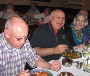 VBGS Conference 2010 - Bill Isaacs, Leland K. Meitzler, & Kathleen Davis - at dinner Saturday night.