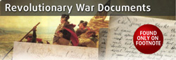 Revolutionary War Documents at Footnote.com