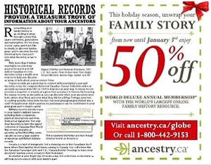 50 Percent Off Ancestry World Deluxe Membership