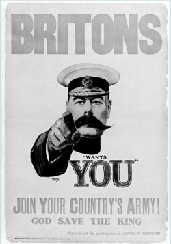 Recruiting Poster from the First World War Poetry Digital Archive