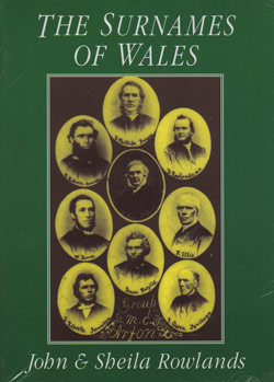 The Surnames of Wales cover gpc5032