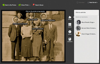 FamilySearch Photo-tagging