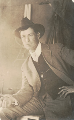 Marvin Neal Cornett - from Real Photo Postcard - taken between 1918 & 1930 based on the stamp box.