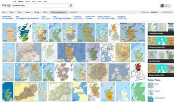 Bing Scotland Maps
