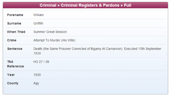 Criminal Registers & Pardons