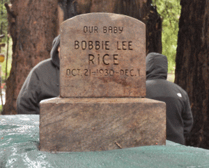 Bobbie Lee Rice Headstone