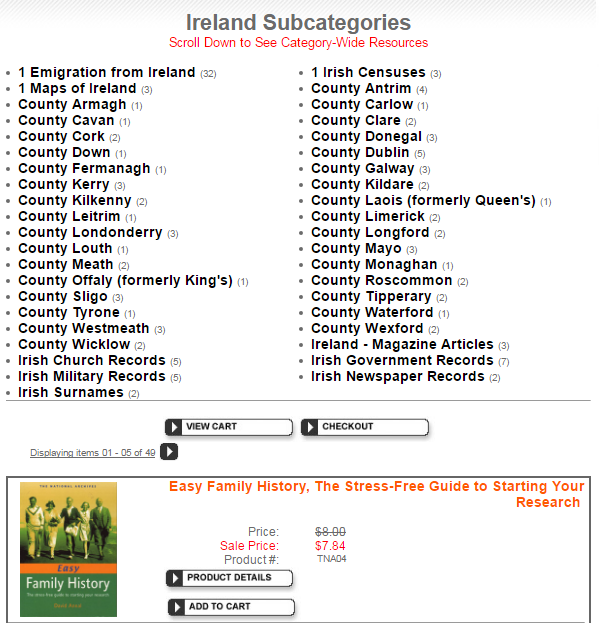 States subcategories