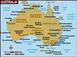 Australian map