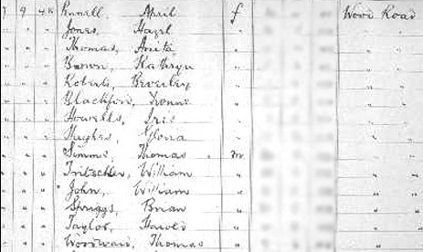 Tom Woodward-Jones Sept. 1948 school record