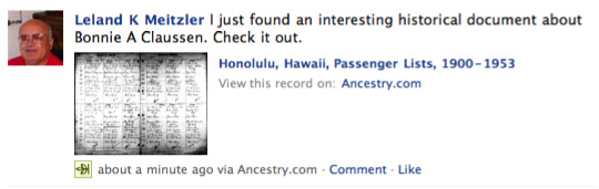 Facebook Message Via Ancestry Facebook Message Via Ancestry