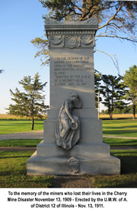 Cherry Mine Disaster Monument