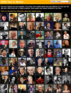 Tributes 2009 Year in Review