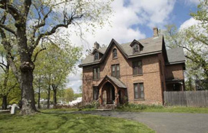 The Dunham House has been used as the rectory for the Trinity Episcopal Church since 1873. It was built circa 1700 and was the home of President Obama's eighth-great-grandfather.