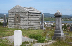 Students from Marshfield High School in Coos Bay have taken over the task of maintaining the Marshfield Pioneer Cemetery. That includes trying to identify those buried there and sometimes solving mysteries such as missing headstones. - Photo by Lori Tobias