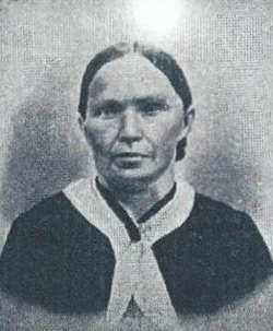 Mary Myers of Gage County, Nebraska, first female homesteader